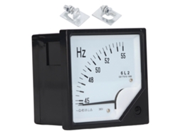 Medidor De Frecuencia De Panel Cuadrado Con Puntero, 380 V Ca, Alta Precisión, 45-55 Hz