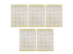 Pegatinas para mechas de velas con base amarilla resistentes al calor, 200 unidades.