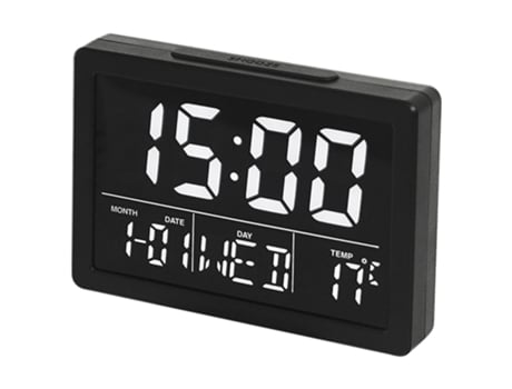 Reloj electrónico multifuncional del despertador de la cabecera del reloj del LED simple en pantalla grande