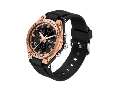 VEANXIN Reloj deportivo electrónico resistente al agua y a las caídas para mujer, color negro
