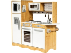 Cocina de Jugar MAMABRUM Baby Toys Play Kitchen Blanco (Edad Mínima: 3 Años - 93 x 30 x 83 cm)