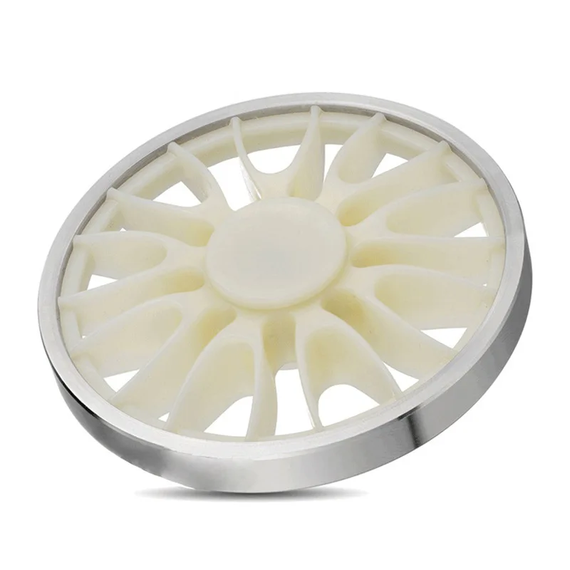 Fidget Spinner De Metal (blanco) Juguete Antiestrés