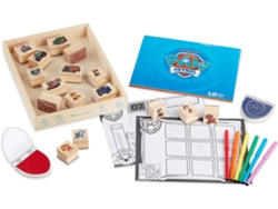 Jogo de Mesa MELISSA & DOUG Paw Patrol Wooden Stamps Activity Set (4 Anos)
