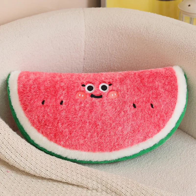 (60 Cm) Almohada Para Adulto, Cojín, Cojín De Asiento, Cojín De Respaldo, Sandía