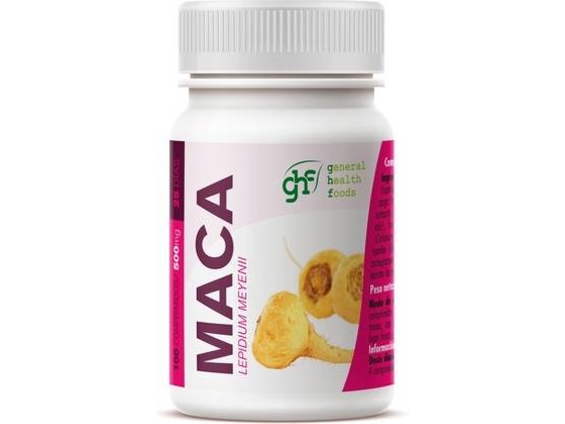 Complemento Alimentar GHF Maca (100 comprimidos de 500mg)