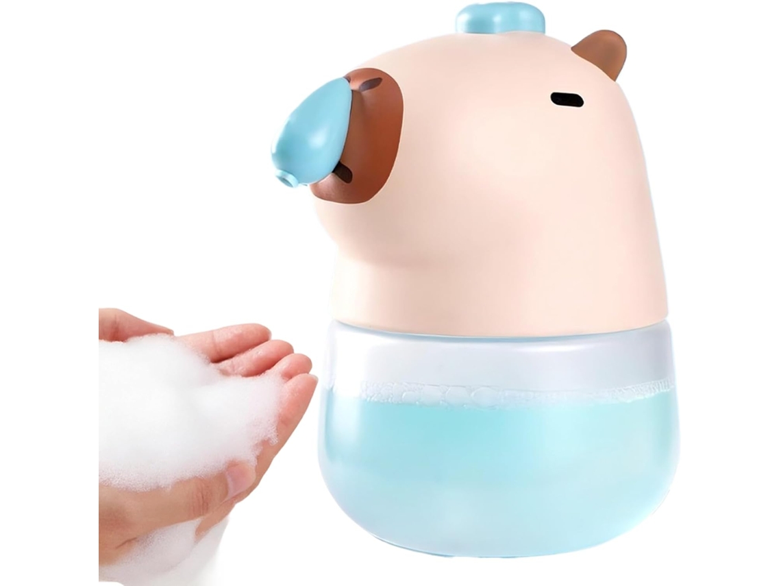 Dispensador De Sabão Genérico Sem Toque, Em Formato De Capivara, Recarregável E À Prova D'água - Dispensador De Sabão