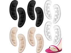 6 Pares De Almohadillas De Silicona Para La Planta Del Pie, Ideales Para Usar Con Tacones Altos. Protectores Antideslizantes Reutilizables Para La Parte Delantera Del Pie.
