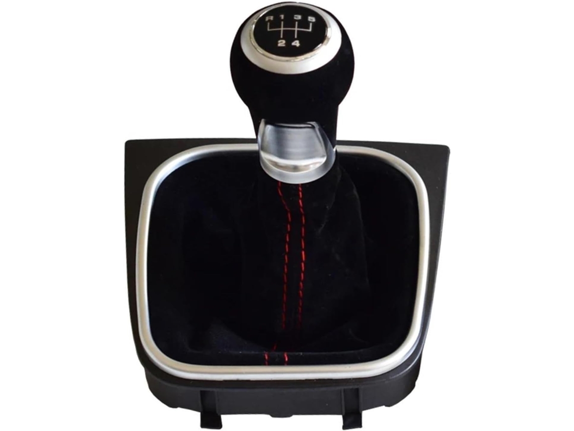Pomo De Palanca Cambios Manual Para Automóviles En Cuero Gamuza, 5/6 Velocidades, Golf 5 6 Mk5 Mk6 R32 Gti
