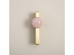 Herrajes De Latón Para Puertas, C, 4209, 64 Mm, Rosa