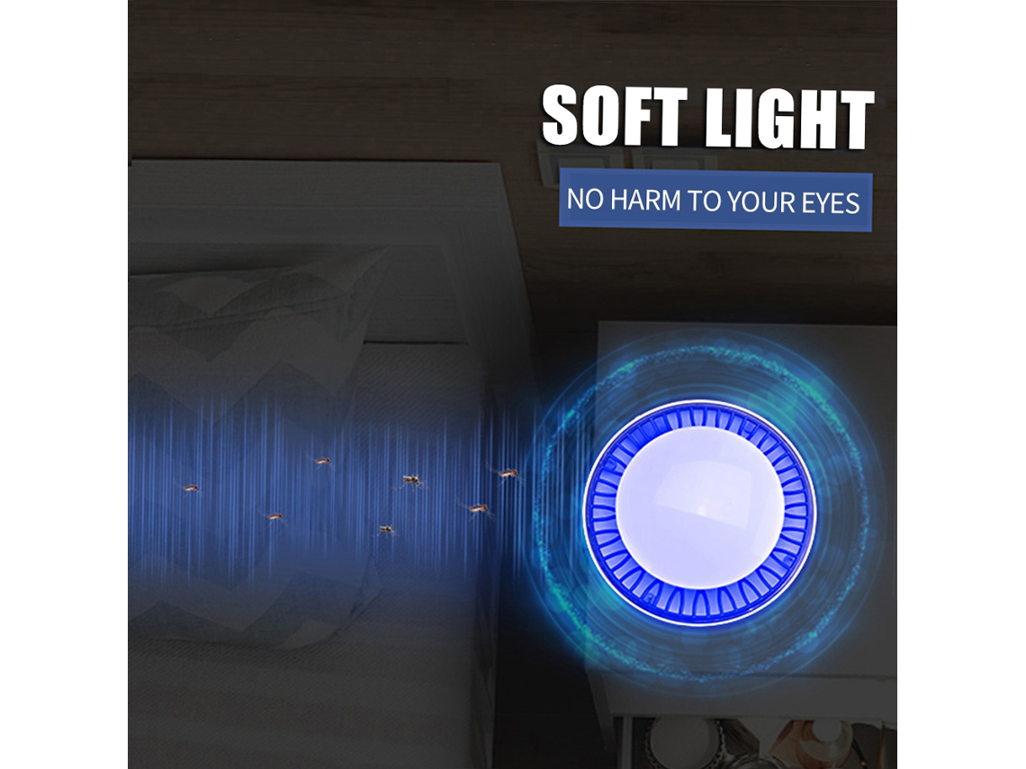Exterminador Eléctrico De Mosquitos Usb Con Luz Uv, Silencioso, Para El Hogar, Sala De Estar, Dormitorio, Oficina, Uso En Interiores.