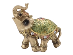 2026-estátua De Elefante Feng Shui Para Fortuna E Prosperidade Decoración Hogar Regalo Novedoso Verde