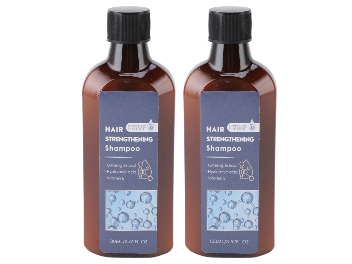 Champú Fortalecedor Para Hombre, 2 Unidades, 100 Ml. Limpieza Profunda, Reduce La Grasa E Hidrata Con Extractos De Plantas.