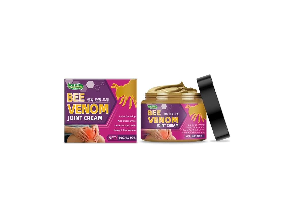Crema calmante para las articulaciones con veneno de abeja