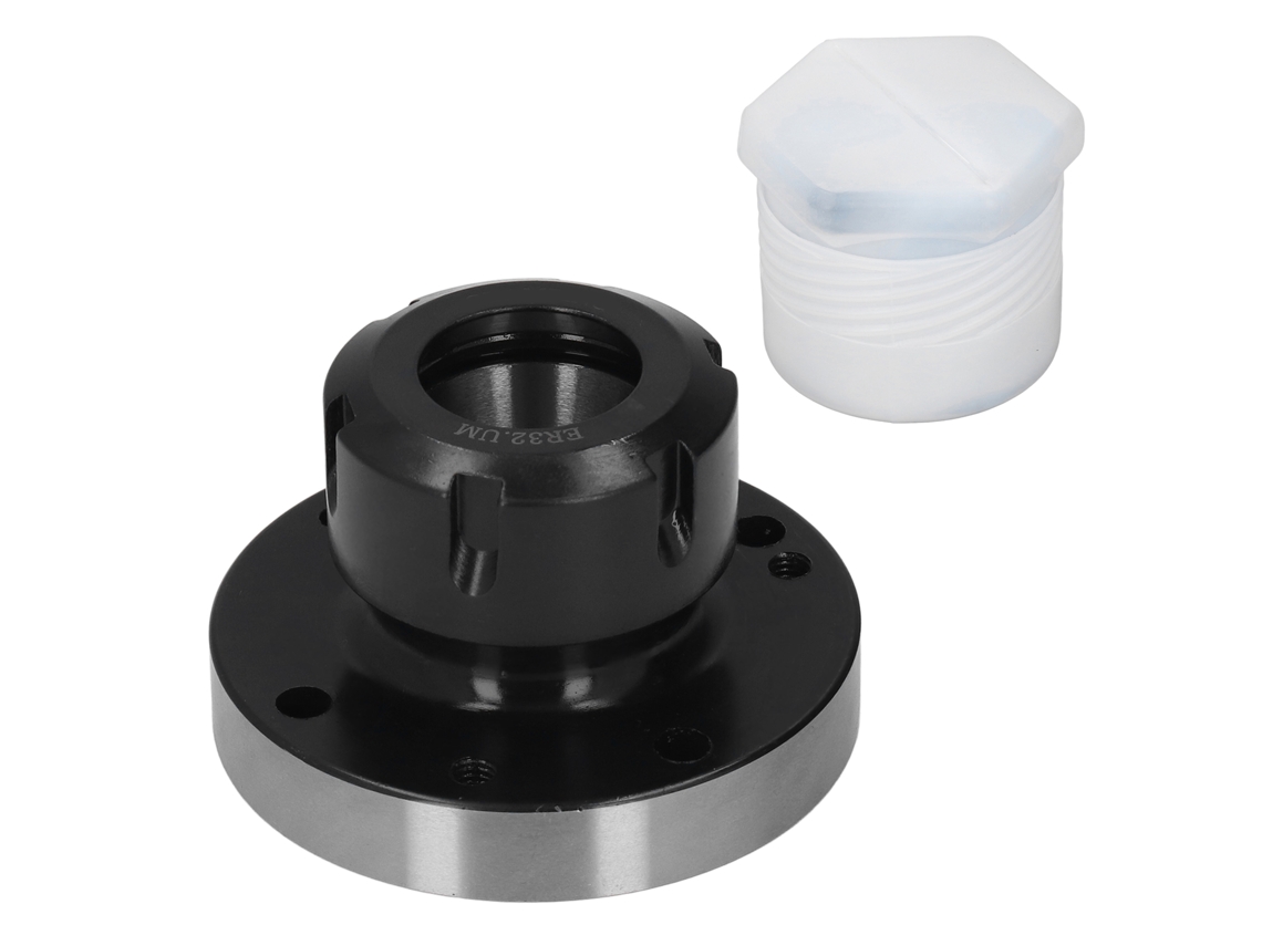 Portabrocas Er32 De Acero Al Carbono, 100 Mm De Diámetro, 54 Mm De Altura, Para Fresado, Torneado Y Grabado Cnc.