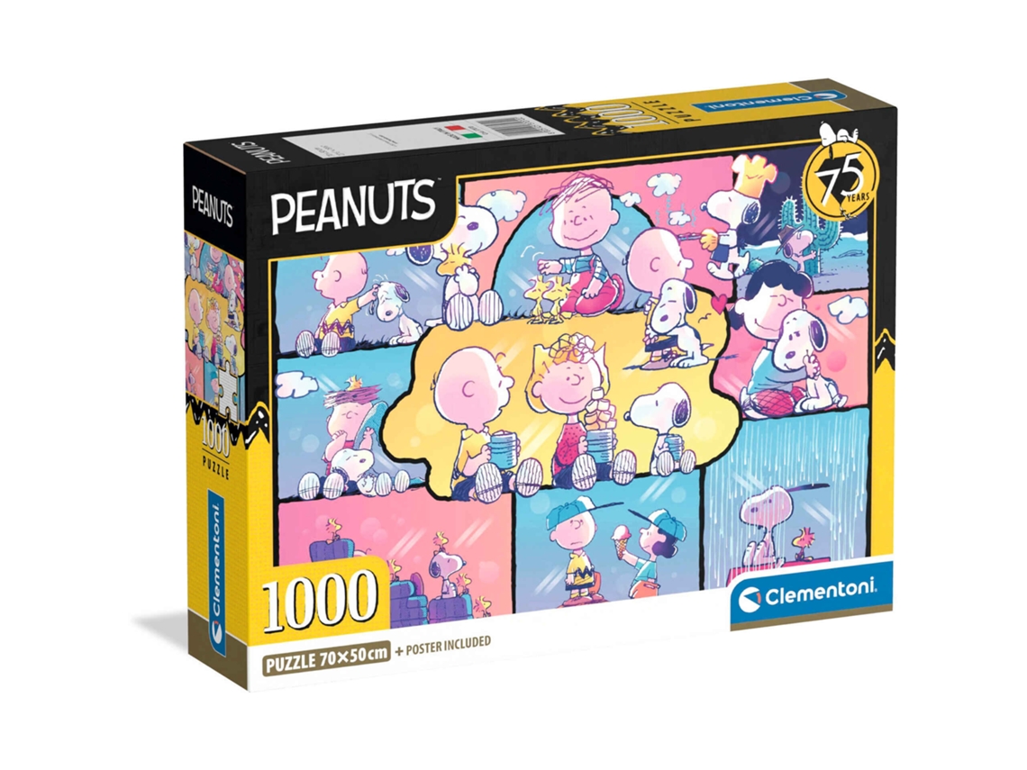 Rompecabezas Peanuts de 1000 piezas Clementoni
