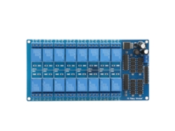 Módulo De Relés De 16 Canales Y 12 V Con Placa De Control Y Protección Mediante Optoacoplador.