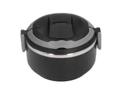 Bandeja Bento Estilo Japonés De Acero Inoxidable Portátil Térmica Para Escuela Oficina Capa Única Negra 201 Liner
