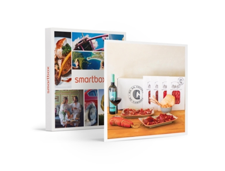 Caja Regalo SMARTBOX Envío a domicilio de pack de ibéricos, vinos y aceite con La Cocina de Carmina