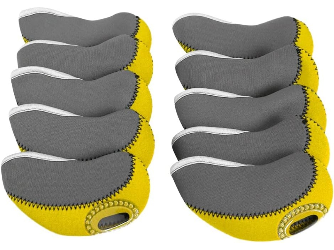 Juego De 10 Fundas Para Cabezas Palos Golf, Con Ventana Transparente