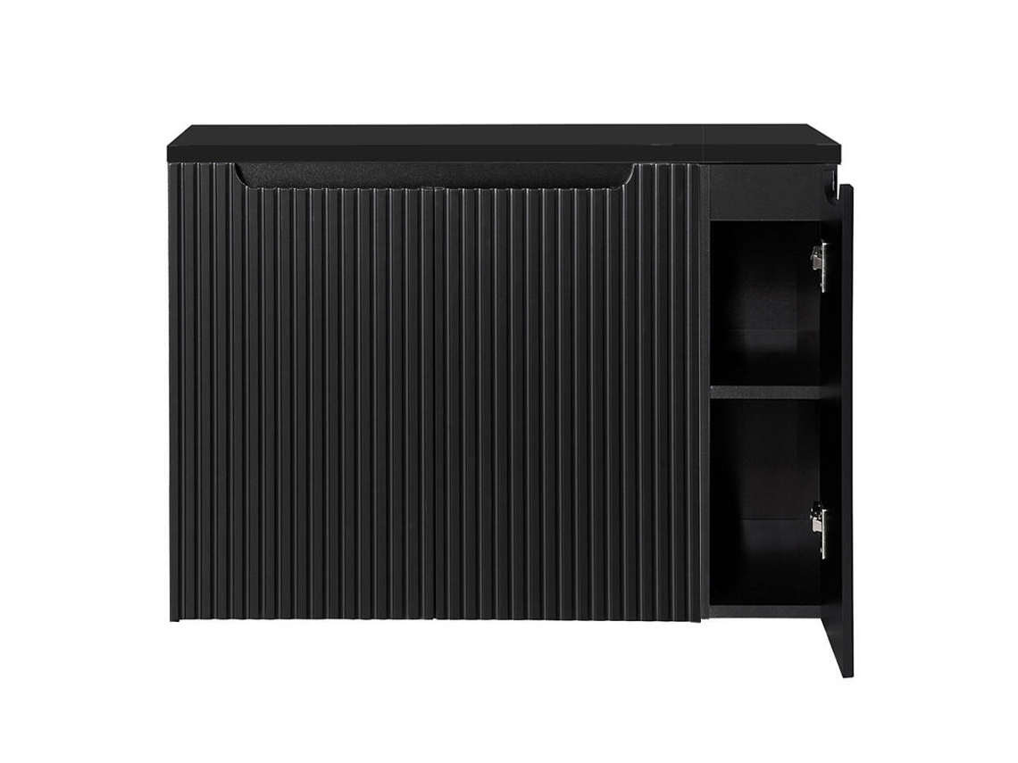 Mueble de baño bajo lavabo Newport con 3 puertas 100x60x40 cm - Negro [EN.CASA]