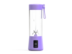 Licuadora Portátil Con Seis Cuchillas De 13 Onzas Para Jugos, Yogures, Batidos Y Batidos Con Puerto De Carga Usb Tipo C CHRUI Púrpura Claro