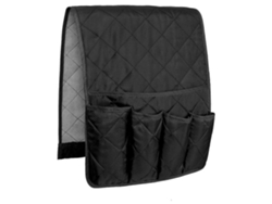 Organizador de reposabrazos para sofá, bolsa de almacenamiento antideslizante para libros, revistas y control remoto de TV