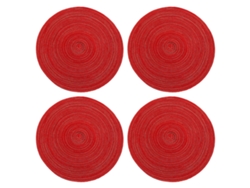 MEOIRUERY Posavasos Redondos de Algodón Antideslizantes y Resistentes al Calor para Otoño, Cenas, Barbacoas, Uso Interior y Exterior
