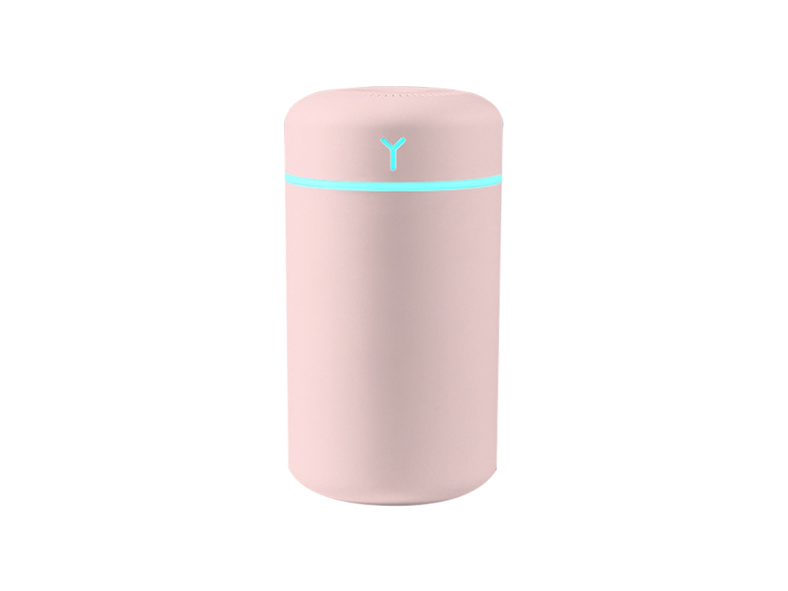 Mini humidificador portátil con luz LED de colores