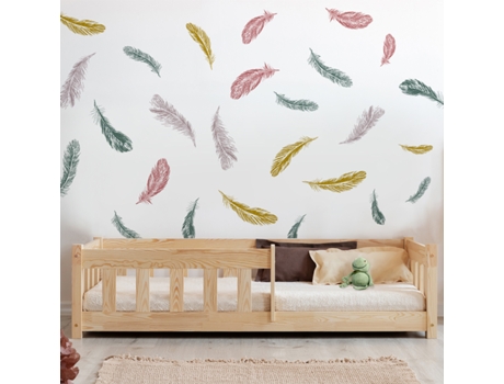Cama 90X190 con Somier Elise Bois PETITS-MEUBLES