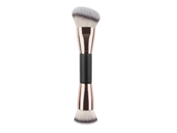 Brocha de maquillaje de doble punta para contornear, difuminar, aplicar bronceador, líquido, crema, polvos angulares y corrector. Rosewell