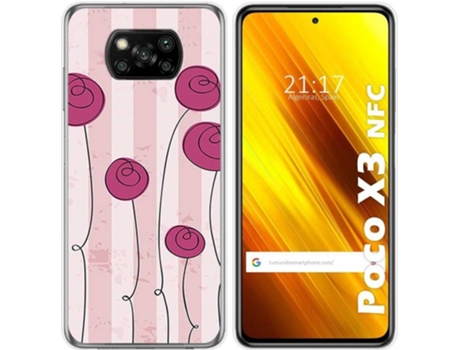 Carcasa Xiaomi POCO X3 NFC / X3 Pro TUMUNDOSMARTPHONE Flores Vintage Multicolor