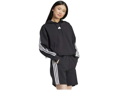 Sudadera de Mujer ADIDAS Capucha Future Icons Negro (L)