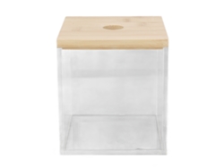 Caja De Almacenamiento Con Tapa Para Cápsulas De Café En Acrílico Transparente Con Diseño Moderno.