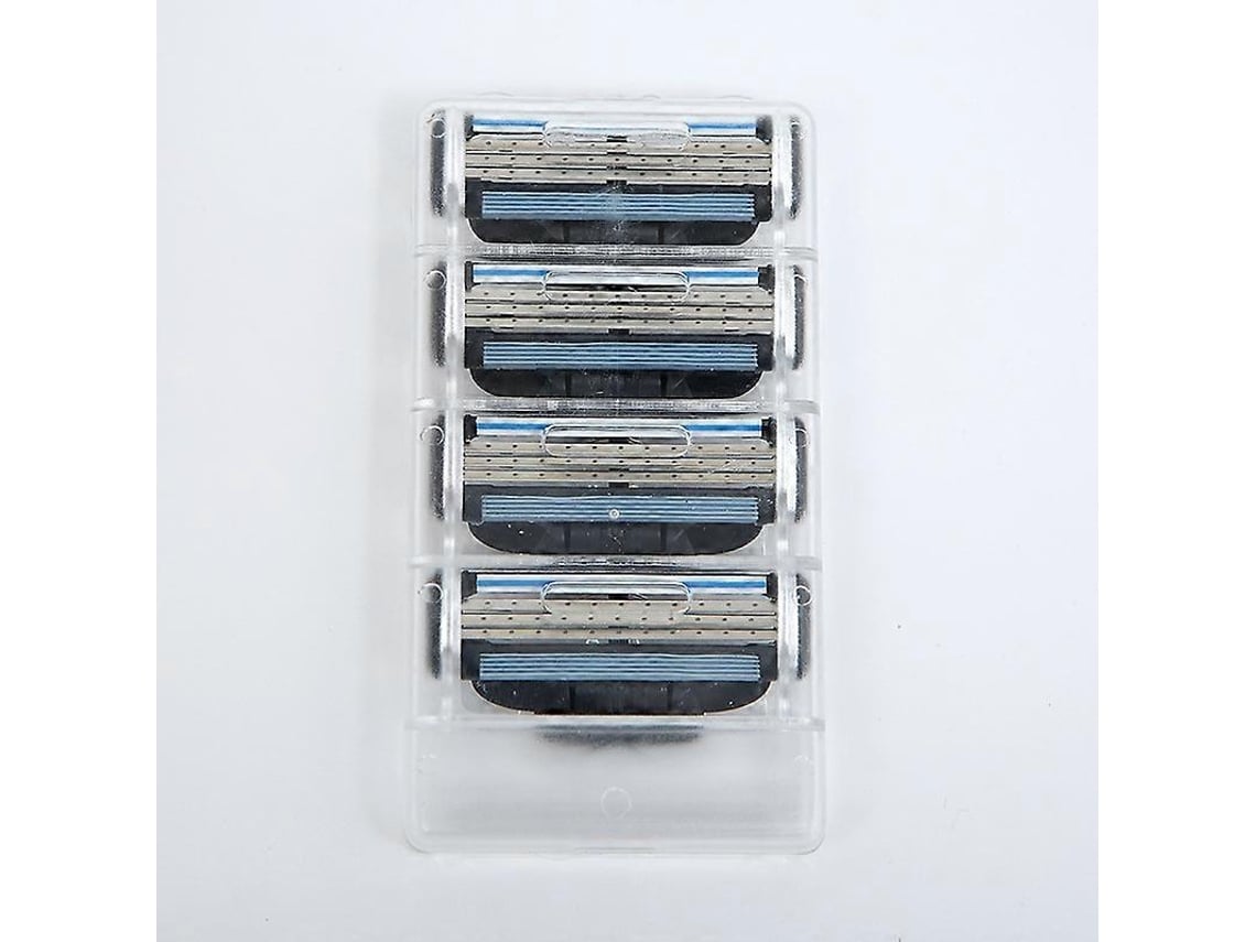 Rebe-recambios De Cuchillas Para Afeitadora Mach 3, 8 Piezas, Cuchillas Profesionales Para Barbabrochas Y Vello Facial, Diseño Sensible A Curvas