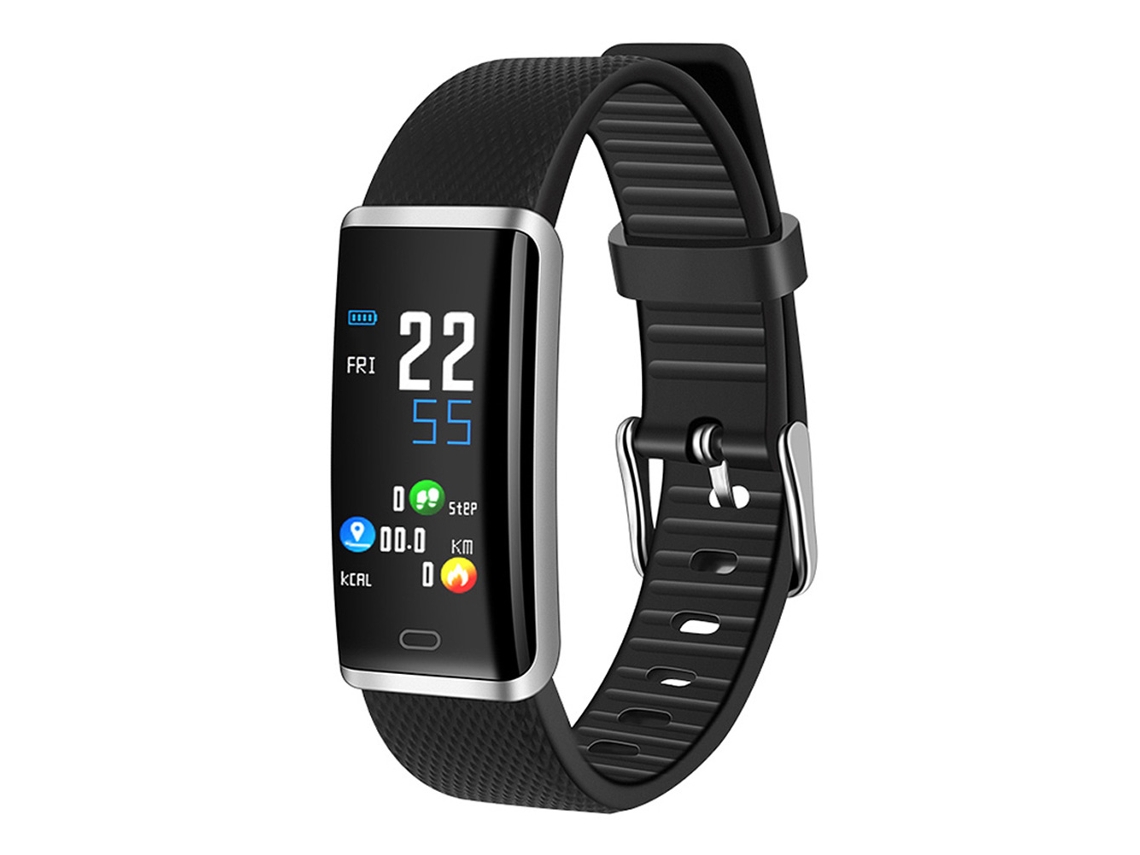 Pulsera Inteligente (bluetooth Resistente Al Agua) Pulsera Inteligente R9 Negro + Plata