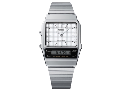 Reloj CASIO Vintage Hombre (Resina - Plateado)
