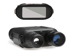 Gafas de visión nocturna, alcance de visión nocturna infrarroja de 400 m, imagen de alta definición de 1080p, visión nítida Bestvite (negras)