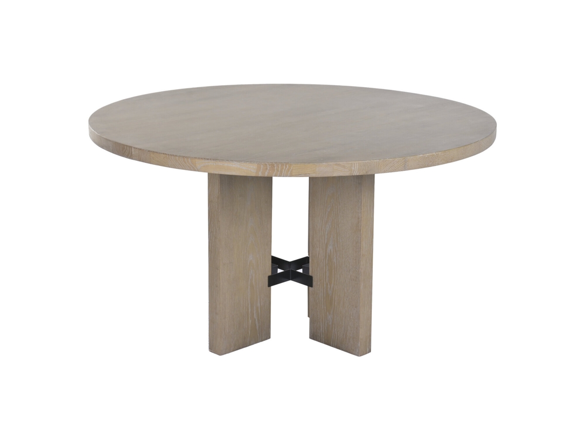 Mesa de comedor redonda de fresno, 135x135x75cm ALEXANDRA HOUSE LIVING