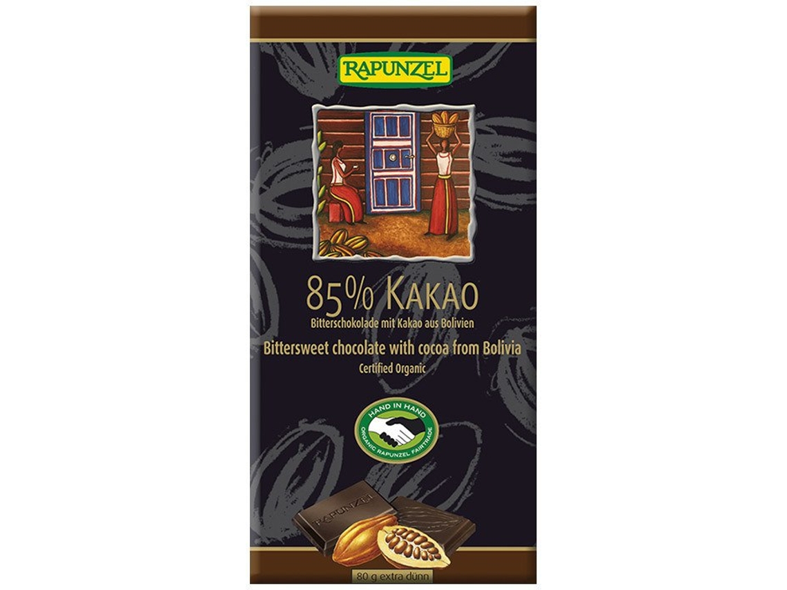 Chocolate RAPUNZEL 85% Cacao (80G - Chocolate)