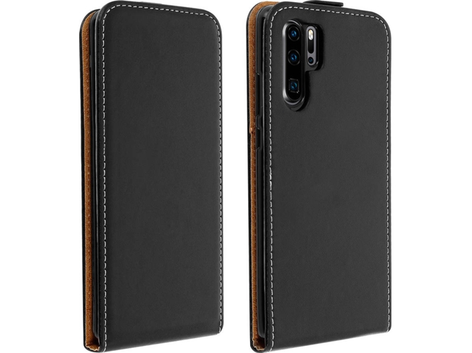 Funda Huawei P30 Pro AVIZAR Wallet Negro