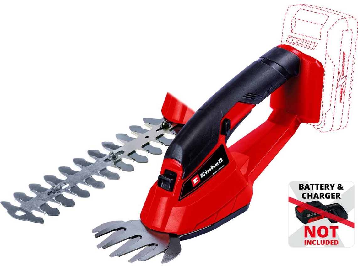 Cortasetos EINHELL GE-CG 18 Li-Suelo Sin Cables (Autonomía: 60 Min)