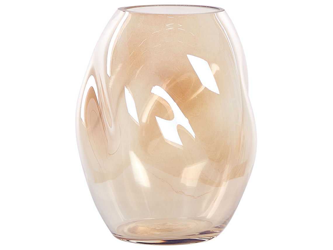 Jarra De Flores Gerakini Vidro 20 Cm Laranja