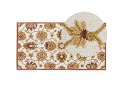 Alfombra BELIANI Ezine de Lana Marrón 80x150