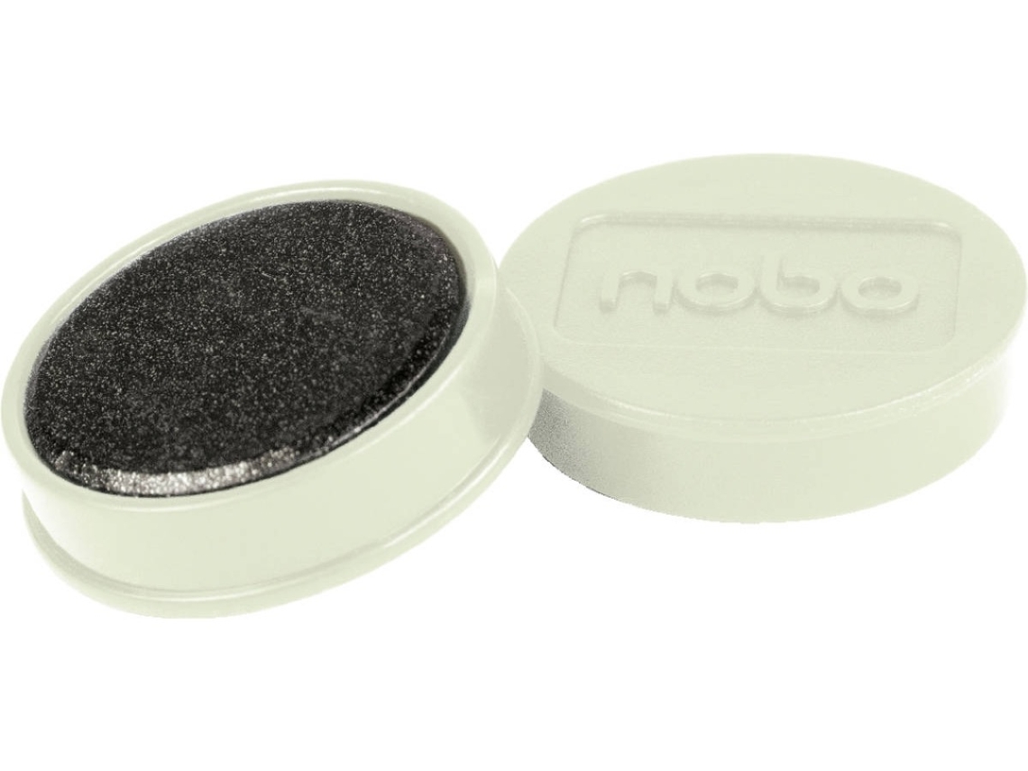 Pack 10 Imanes NOBO 32 mm (Blanco)