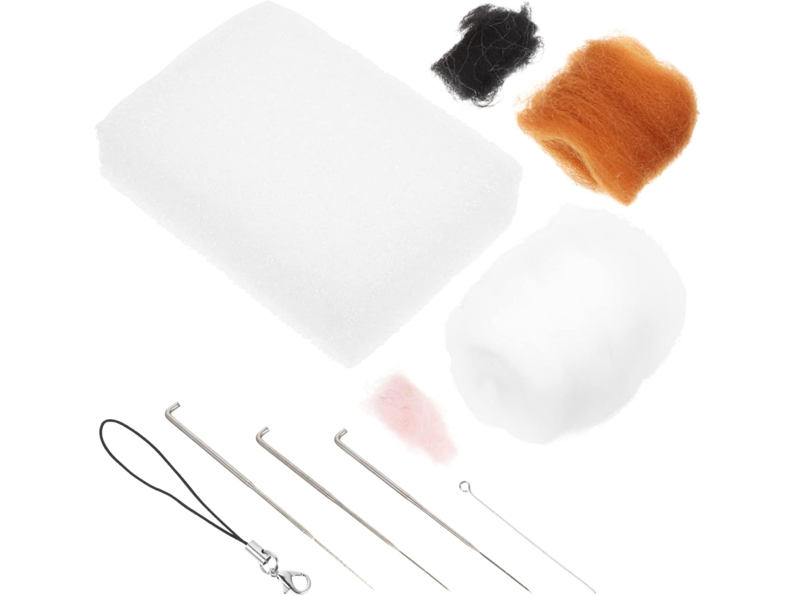 Juego De Materiales Para Kit De Fieltro Diy Para Crear Adorables Accesorios De Fieltro Con Forma De Animales.