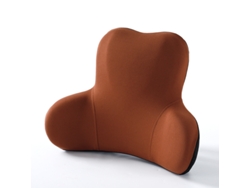 Almohada De Apoyo Lumbar Para Silla De Oficina, Almohada De Respaldo Cómoda De Espuma Viscoelástica, Marrón Gertiz