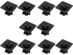 Juego de 10 tweeters piezoeléctricos triples cuadrados con alarma sonora de cerámica SFUSHOS