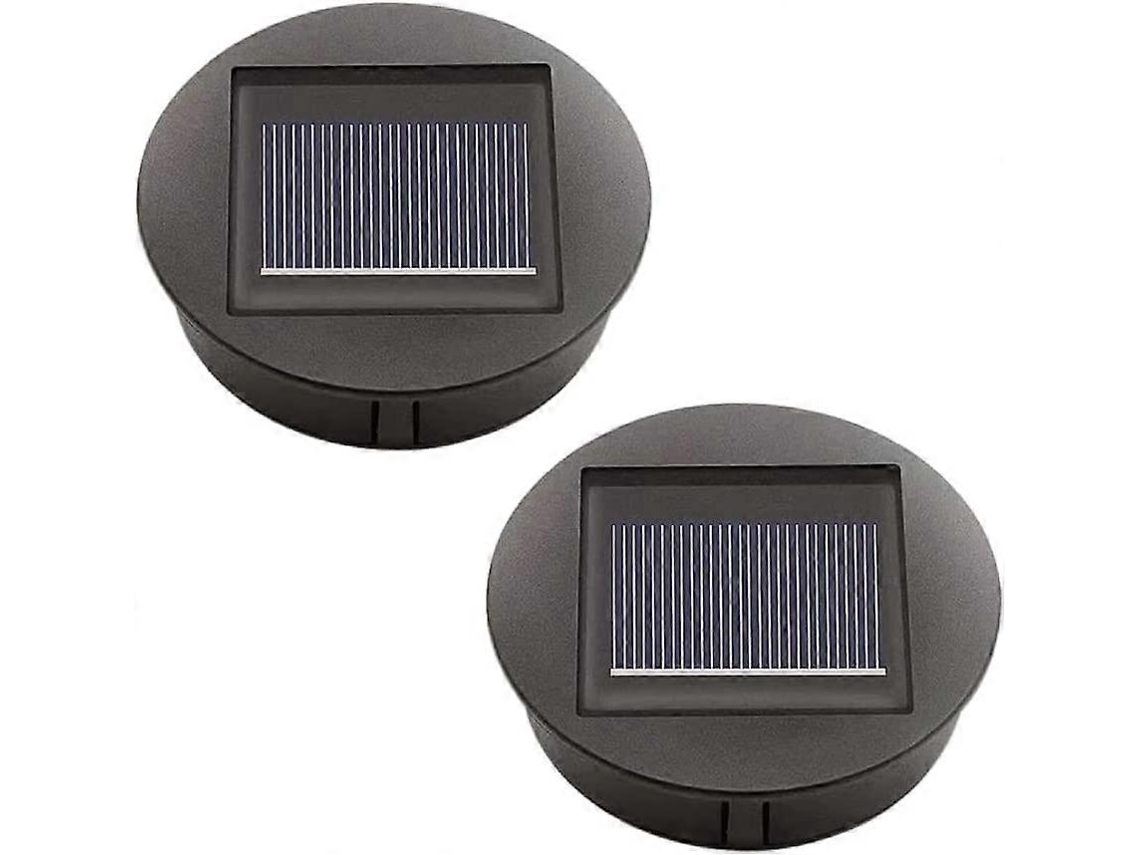 2 Repuestos De Luces Solares Con Panel Solar Led Y Batería Aa Para Jardín Exterior Decoración