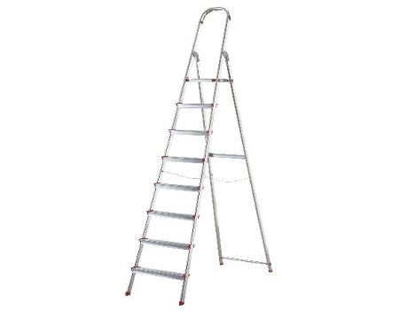Rolser escaleras aluminio domestica plus 8 peld dop006 en131