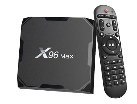 Android 9.0 TV Box 4GB RAM 32GB ROM, actualizado X96 Max Android Box Amlogic S905X3 Quad-core 2.4G 5.8G WiFi Bluetooth 4.0 4K 60fps Soporte HDR CHR...